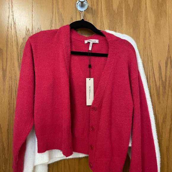 BCBG Fuchsia Sweater - Picture 2 of 4